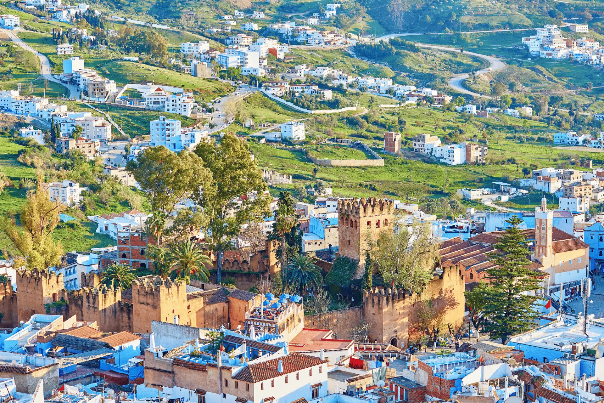 Blue Moroccan City
